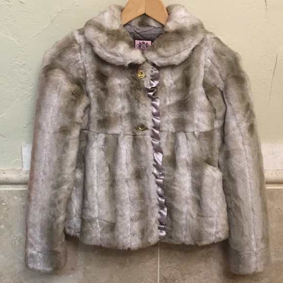 Juicy Couture Other - Juicy Couture Juniors Faux Fur Jacket Size 12 NWOT